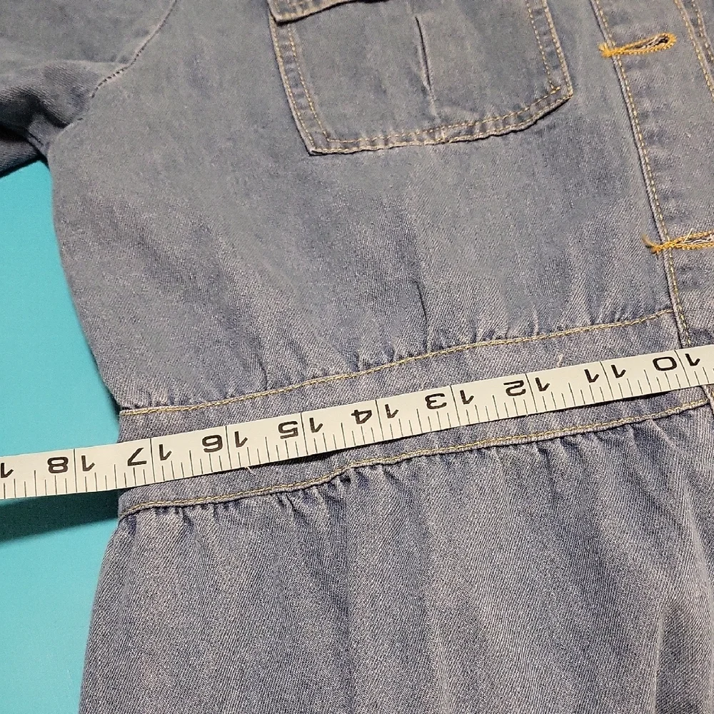 Denim Button-Up Dress - Picture 6 of 6